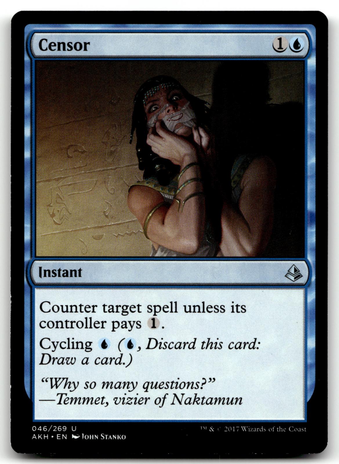 Censor 46 Uncommon Amonkhet Magic: The Gathering Near Mint