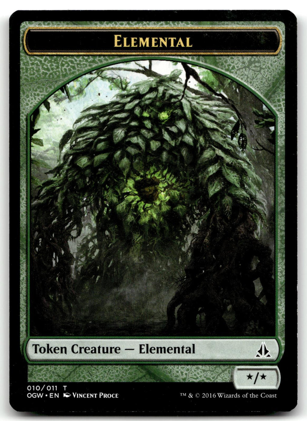 Elemental Token (010) 10 Token Oath of the Gatewatch Magic: The Gathering NM