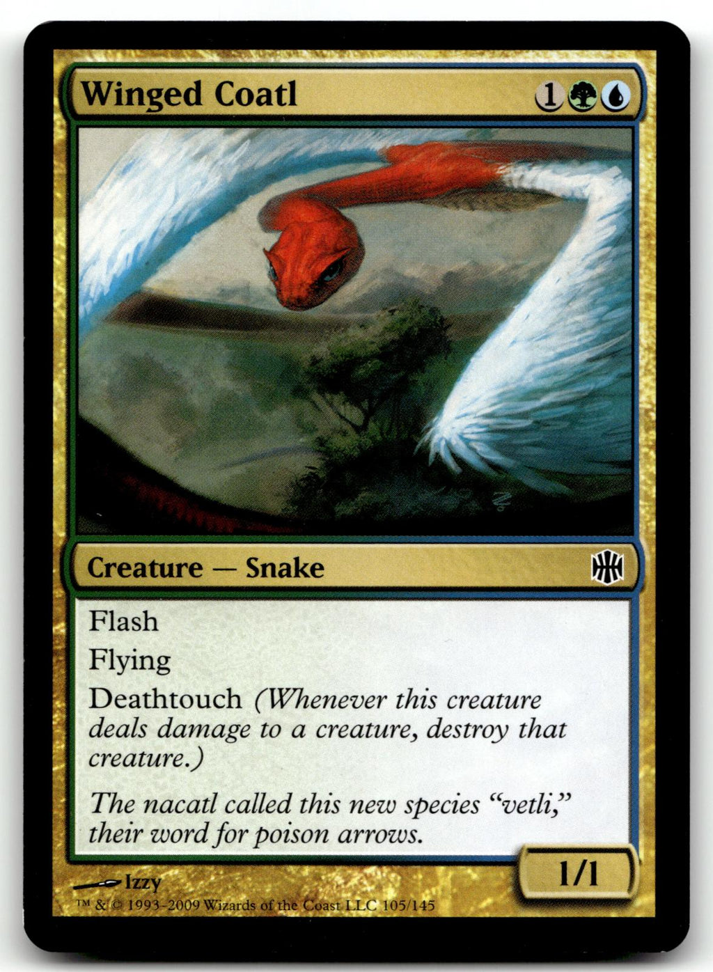 Winged Coatl 105 Common Alara Reborn Magic: The Gathering Near Mint