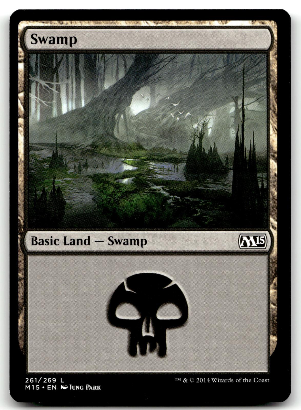 Swamp (261) 261 Land Magic 2015 (M15) Magic: The Gathering Near Mint