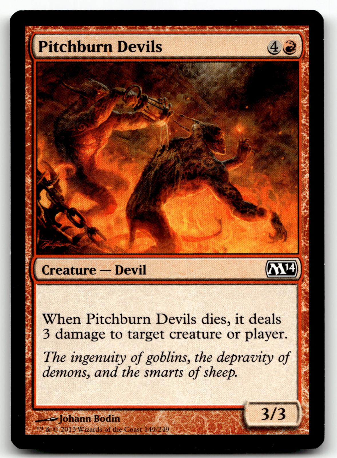 Pitchburn Devils 149 Common Magic 2014 (M14) Magic: The Gathering Near Mint