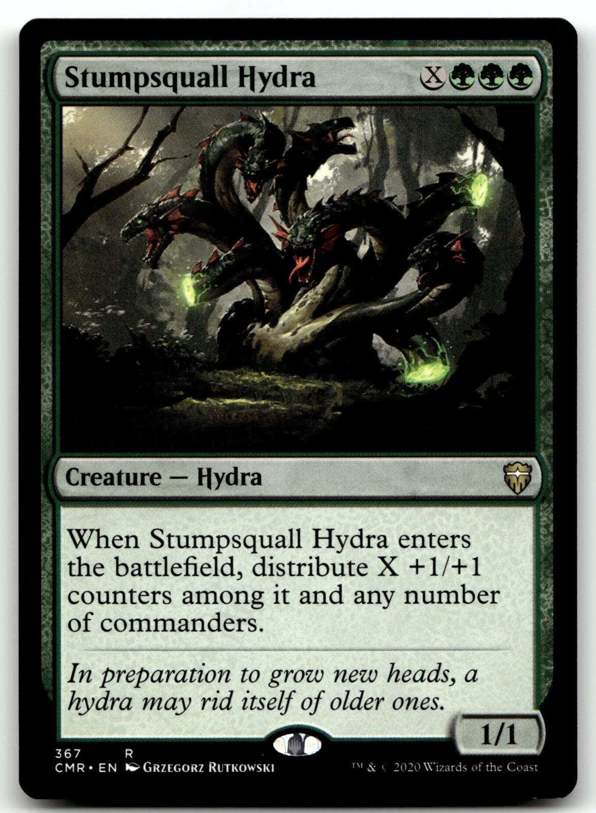 Stumpsquall Hydra 367 Rare Commander Legends Magic: The Gathering Near Mint