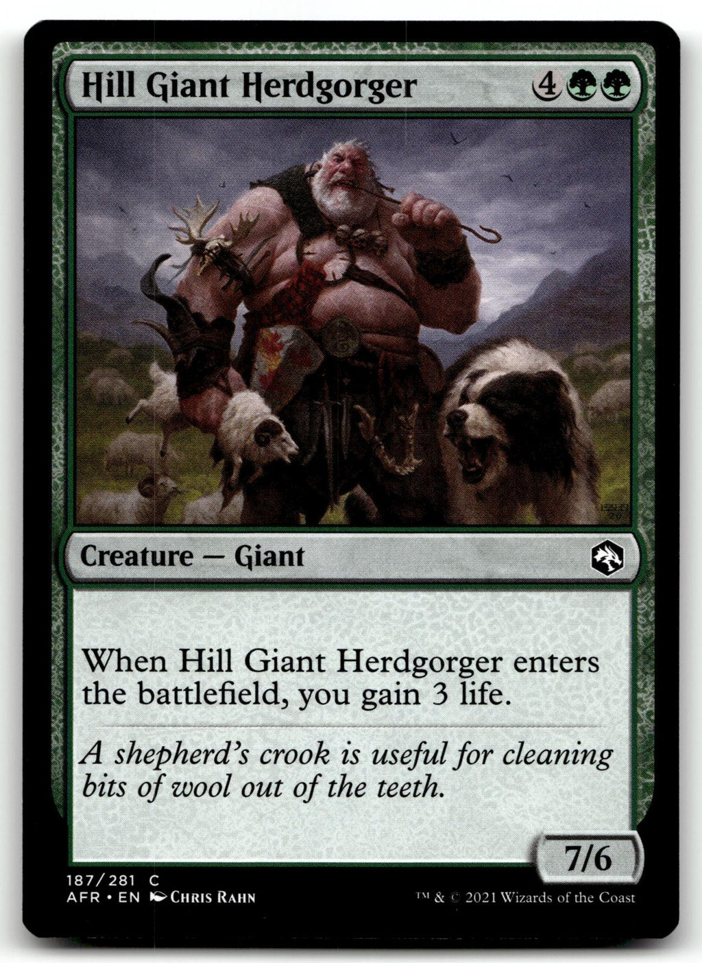 Hill Giant Herdgorger 187 Adventures in the Forgotten Realms Magic: