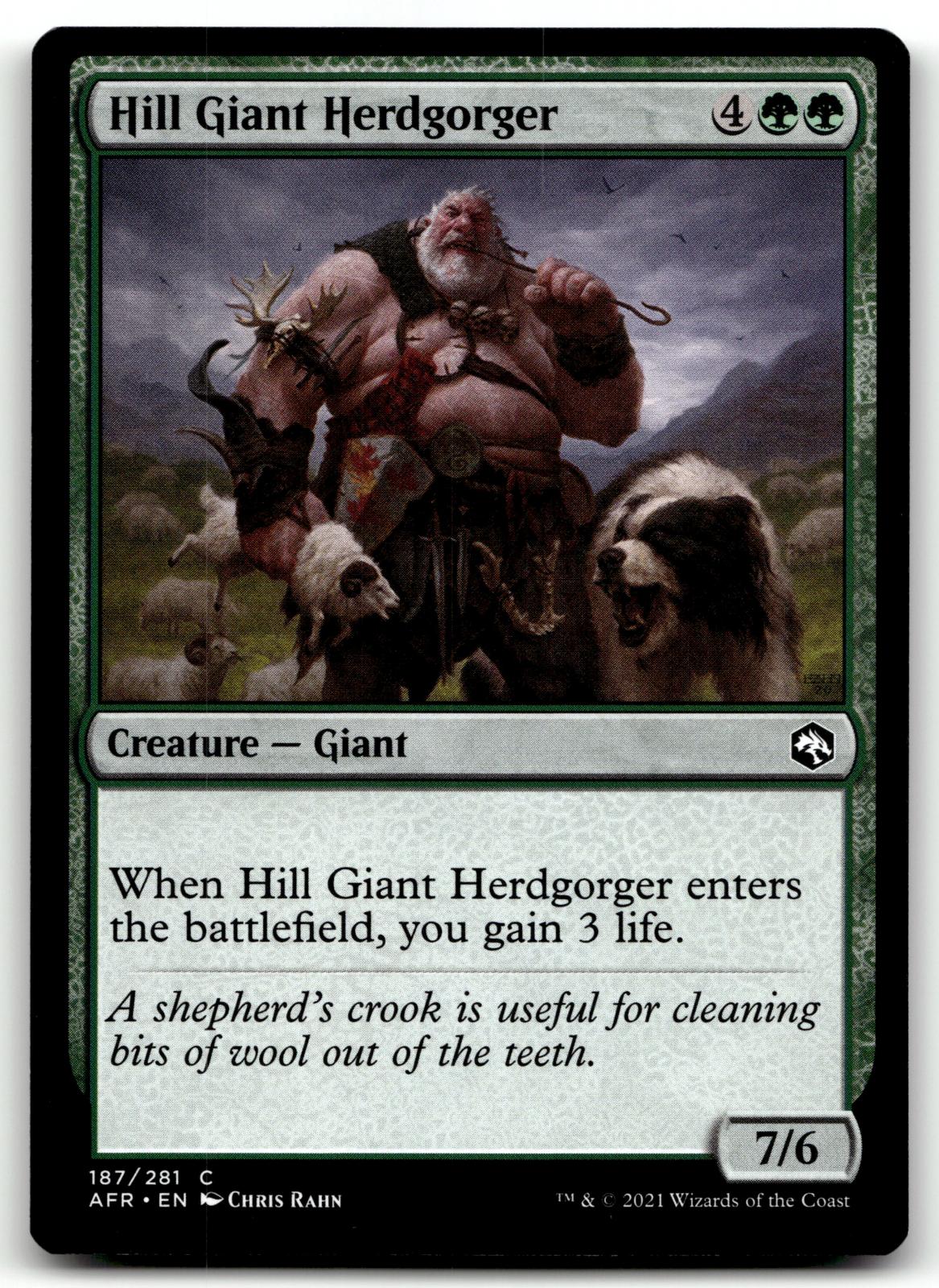 Hill Giant Herdgorger 187 Adventures in the Forgotten Realms Magic: