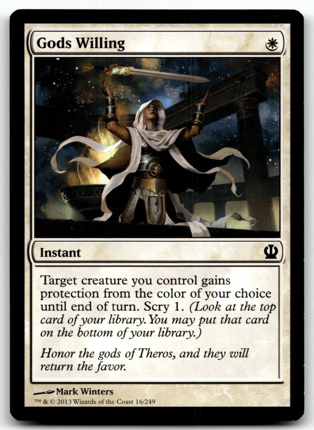 Gods Willing 16 Common Theros Magic: The Gathering Near Mint