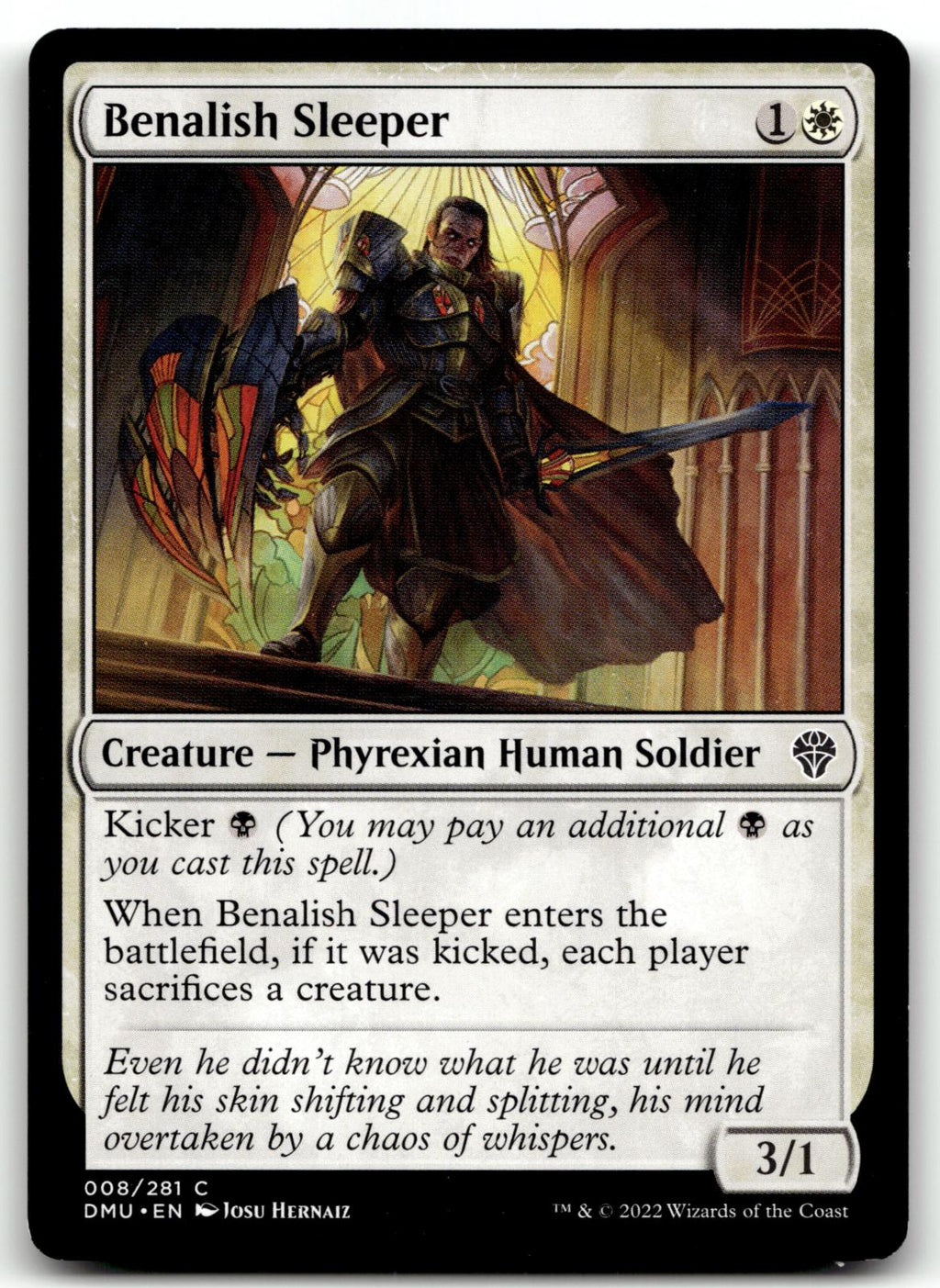 Benalish Sleeper 8 Common Dominaria United Magic: The Gathering Near Mint