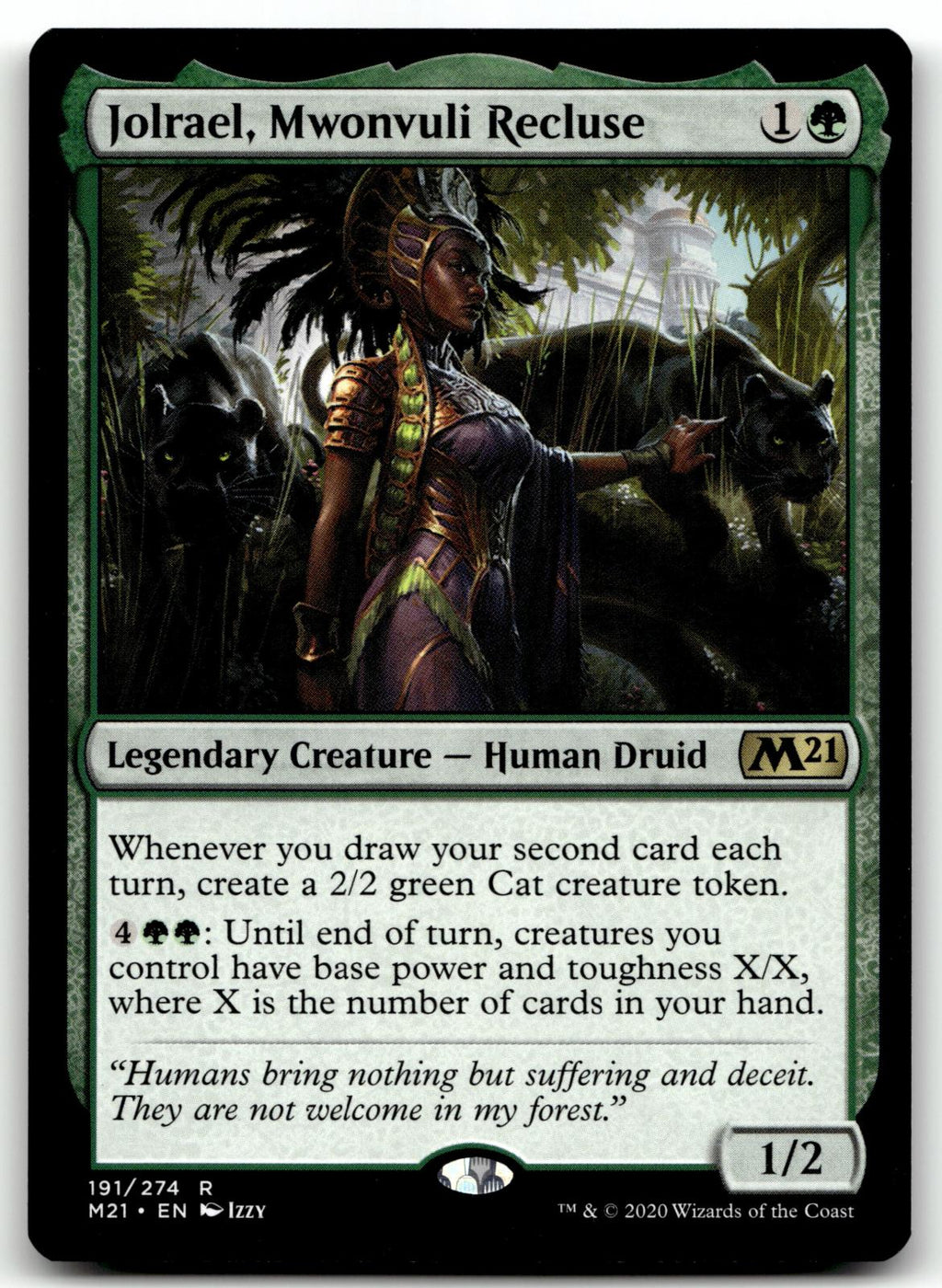 Jolrael, Mwonvuli Recluse 191 Rare Core Set 2021 Magic: The Gathering Near Mint