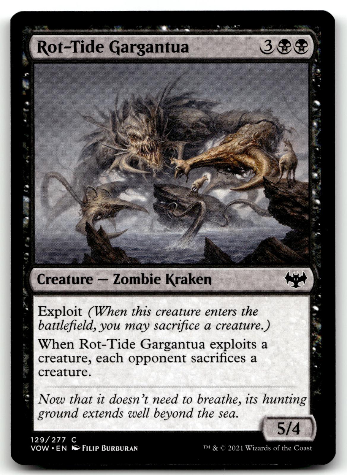 Rot-Tide Gargantua 129 Common Innistrad: Crimson Vow Magic: The Gathering NM