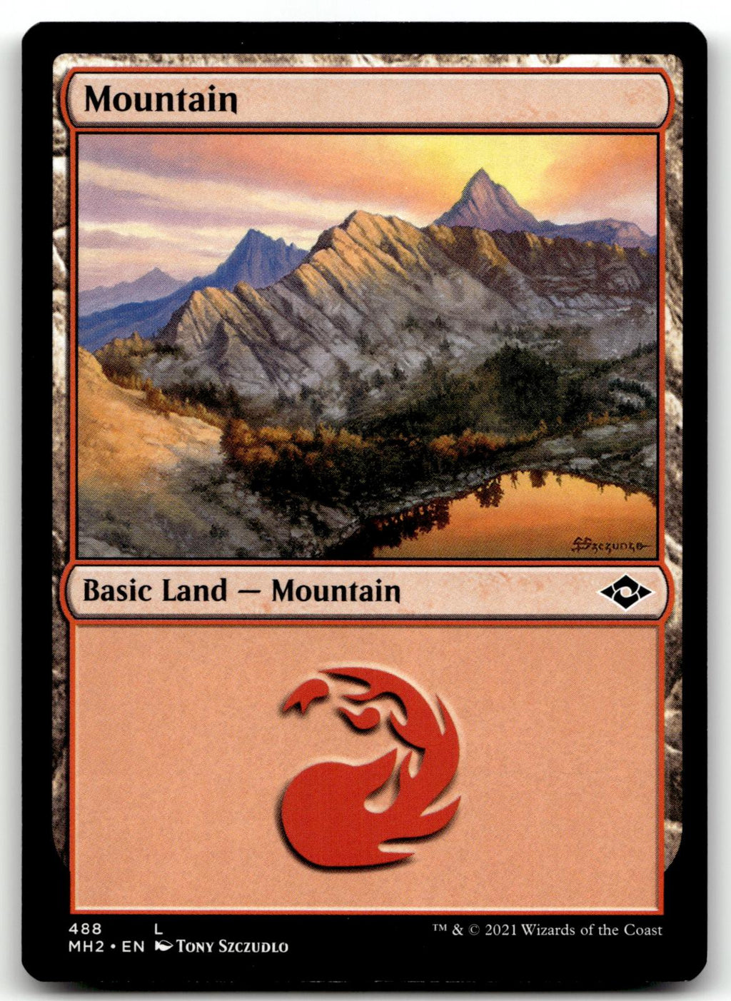 Mountain (488) 488 Land Modern Horizons 2 Magic: The Gathering Near Mint