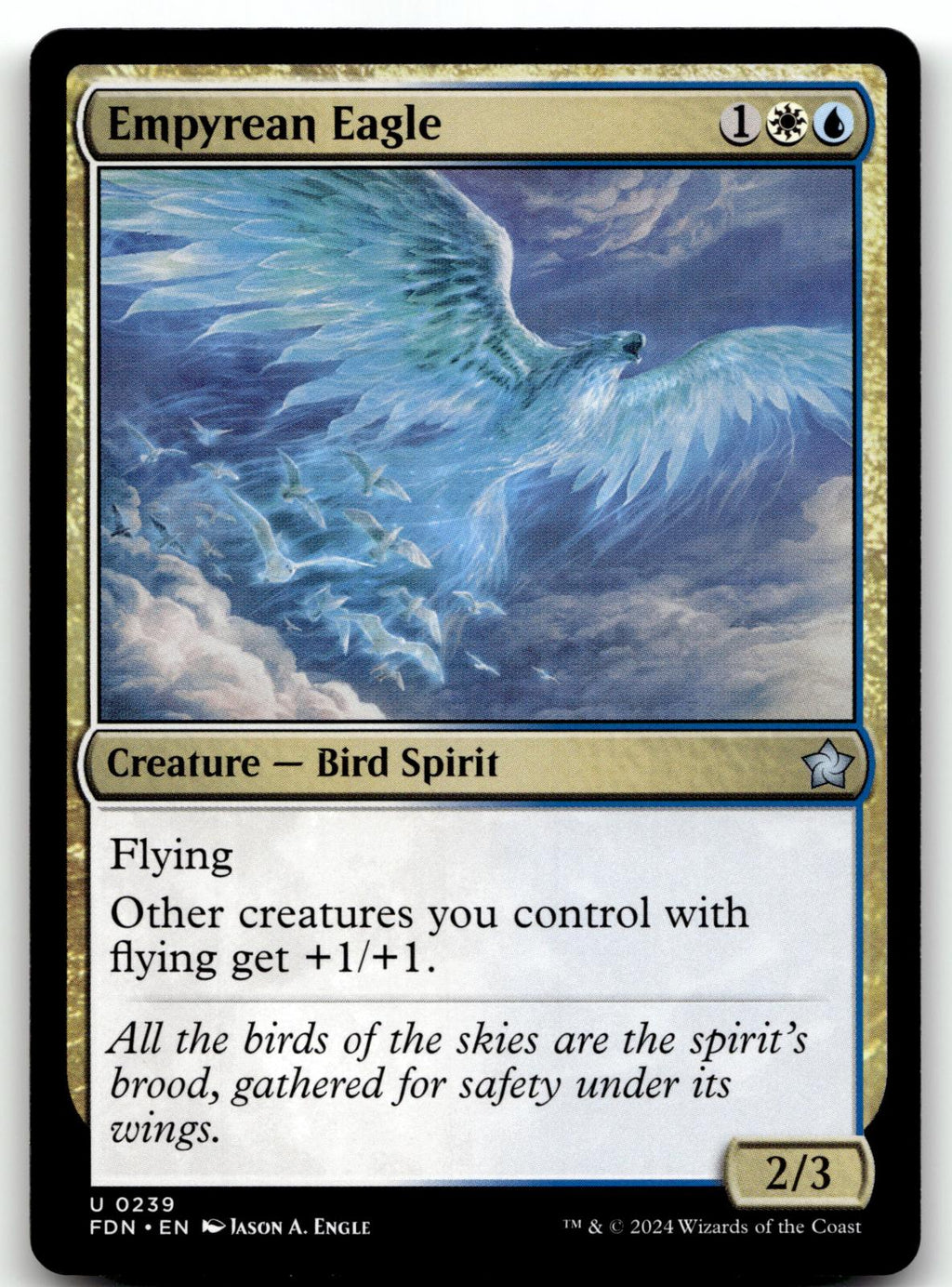 Empyrean Eagle 239 Uncommon Foundations Magic: The Gathering Near Mint