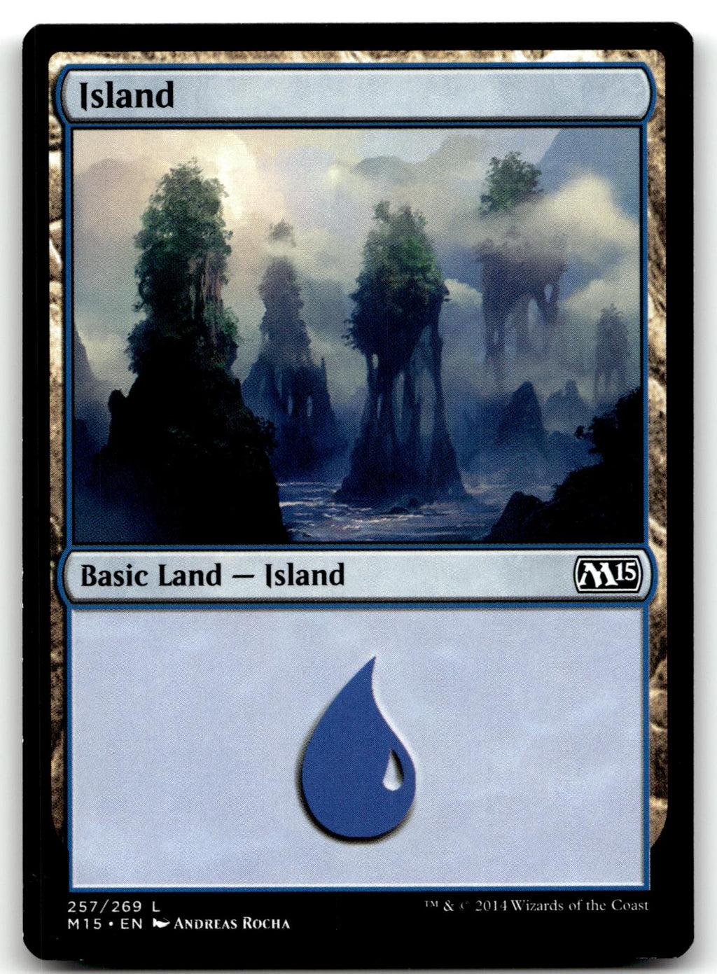Island (257) 257 Land Magic 2015 (M15) Magic: The Gathering Near Mint