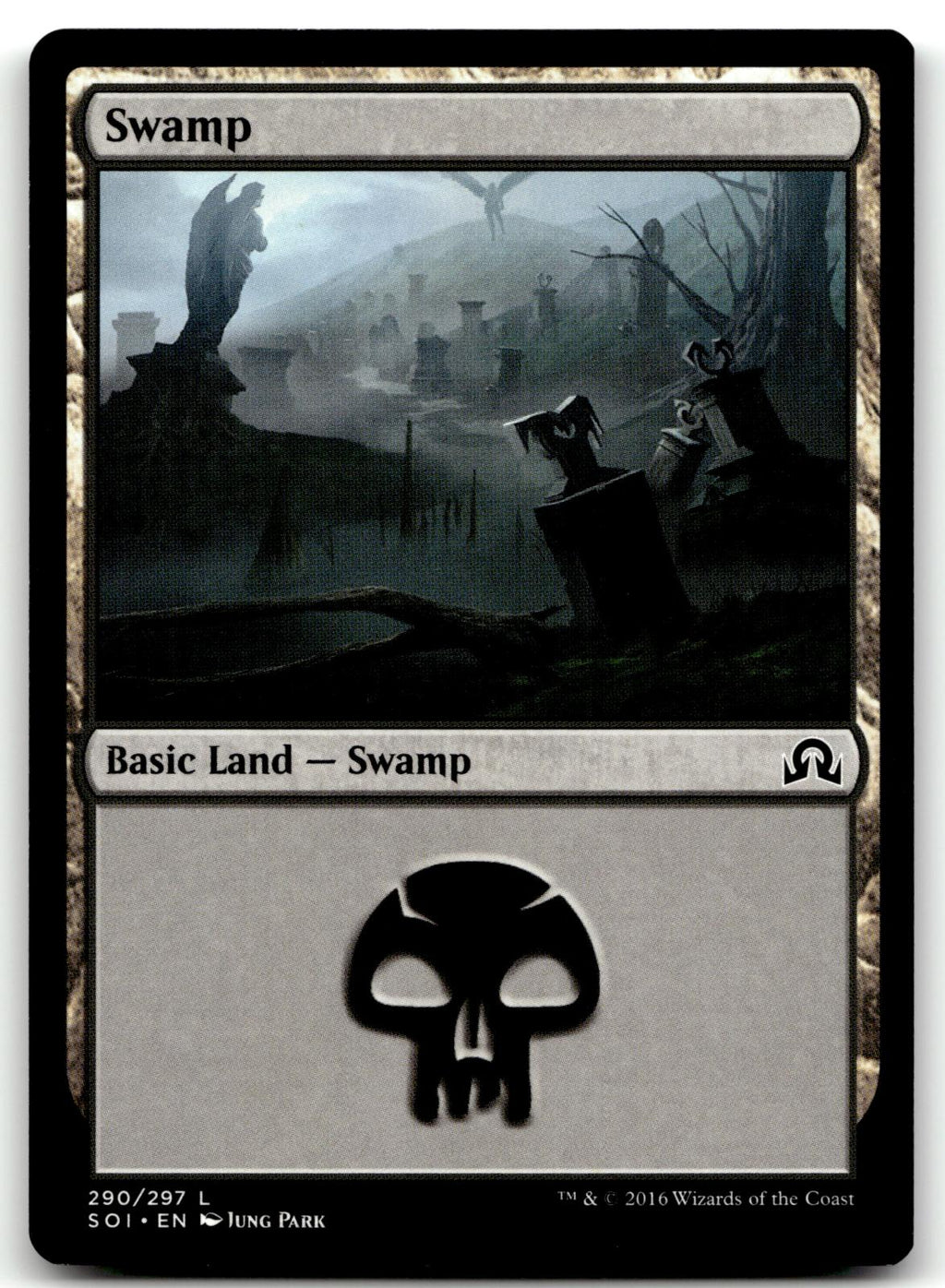 Swamp (290) 290 Land Shadows over Innistrad Magic: The Gathering Near Mint