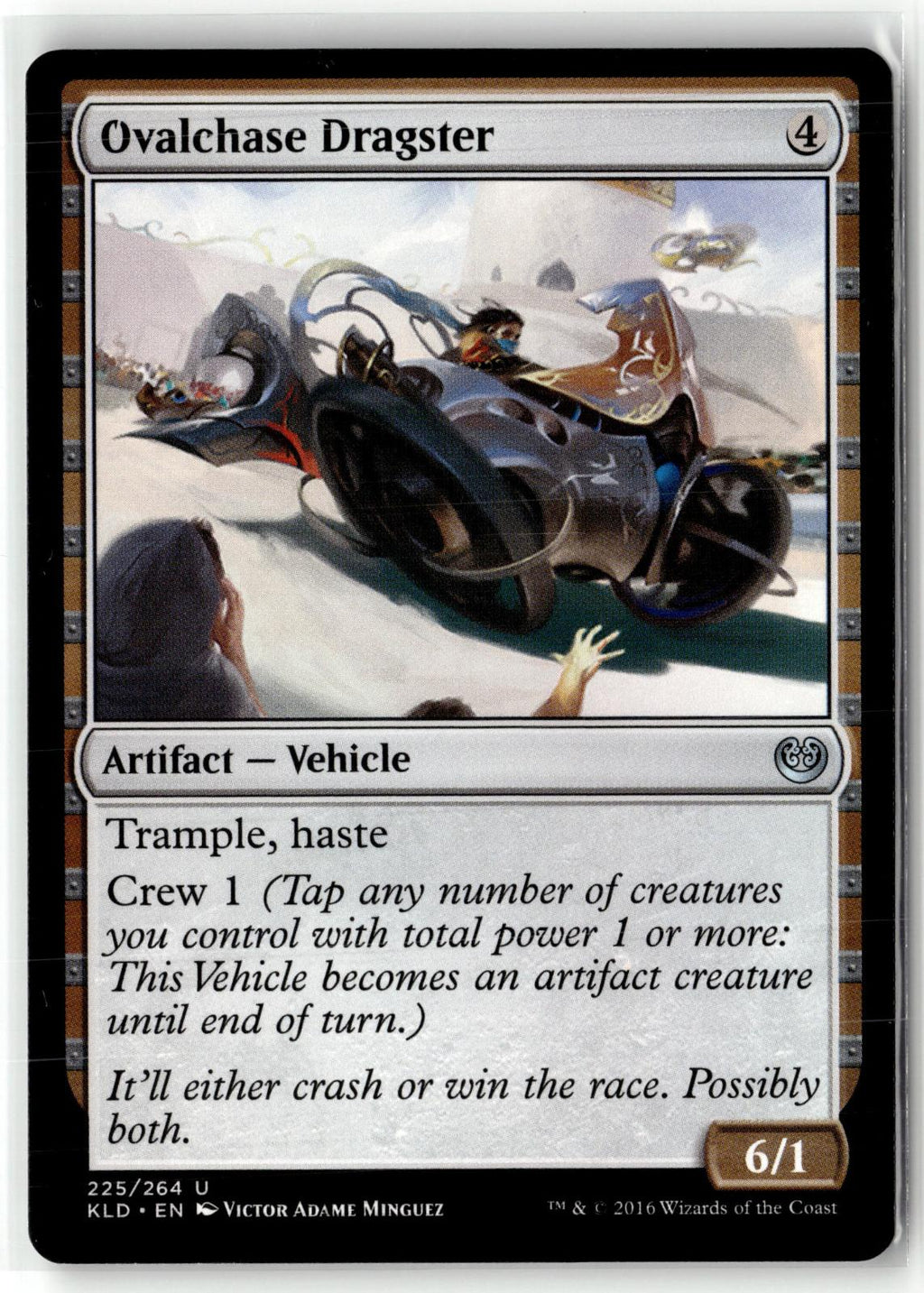 Ovalchase Dragster 225 Uncommon Kaladesh Magic: The Gathering Near Mint