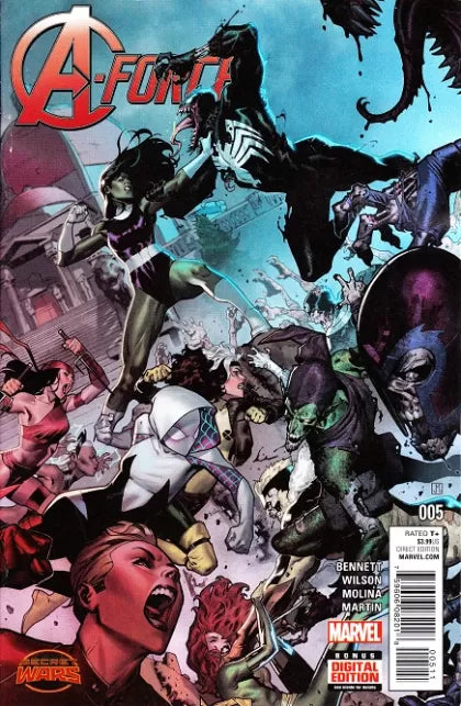 A-Force, Vol. 1 #5A (Jorge Molina Cover)