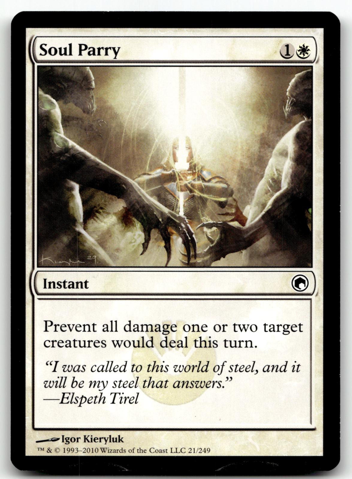 Soul Parry 21 Common Scars of Mirrodin Magic: The Gathering Near Mint