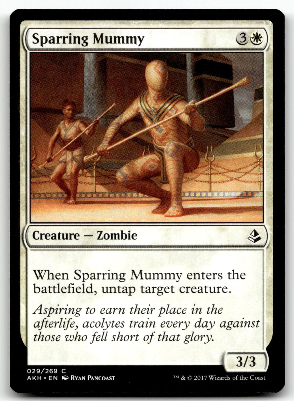 Sparring Mummy 29 Common Amonkhet Magic: The Gathering Near Mint