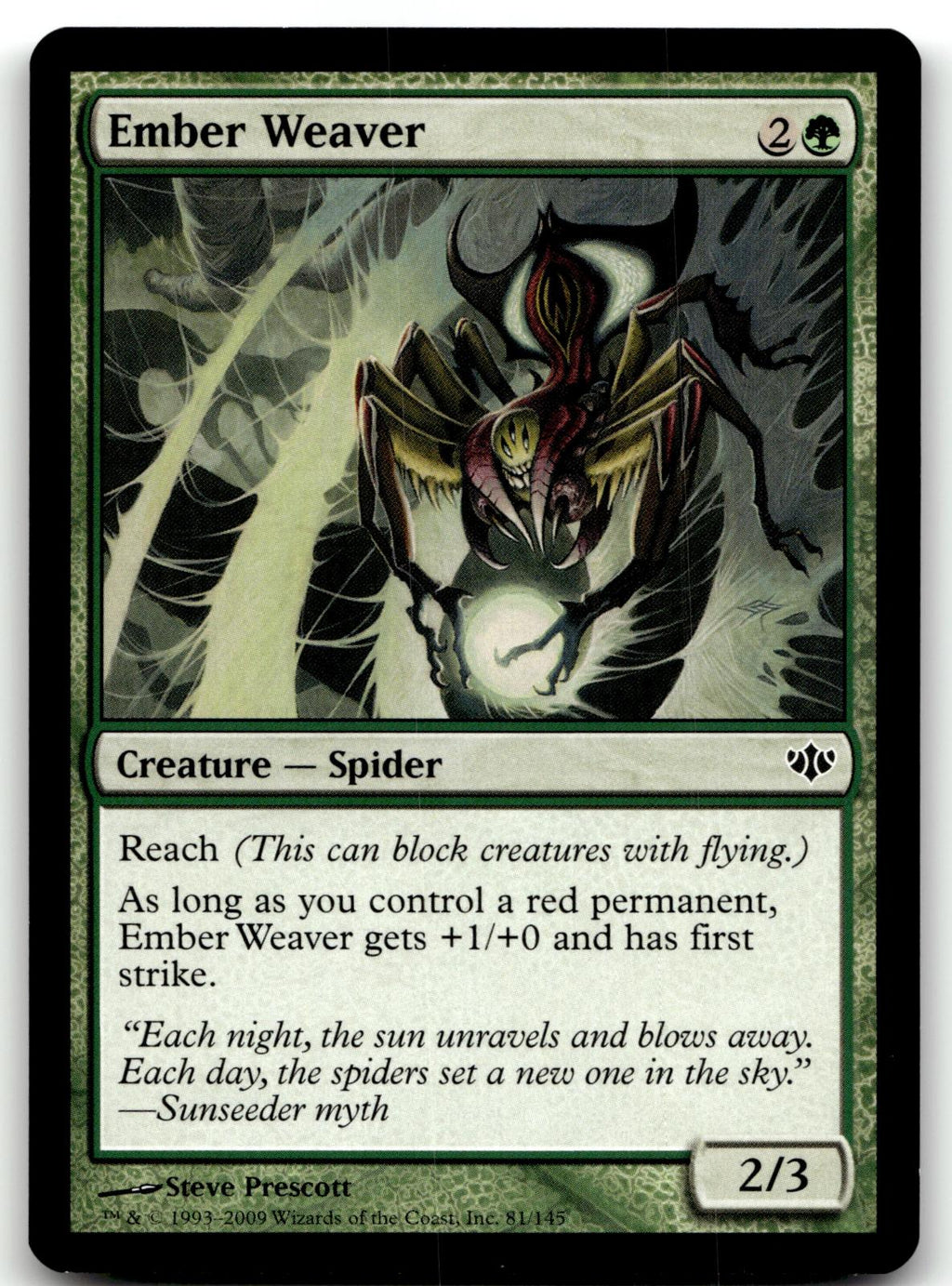 Ember Weaver 81 Common Conflux Magic: The Gathering Near Mint
