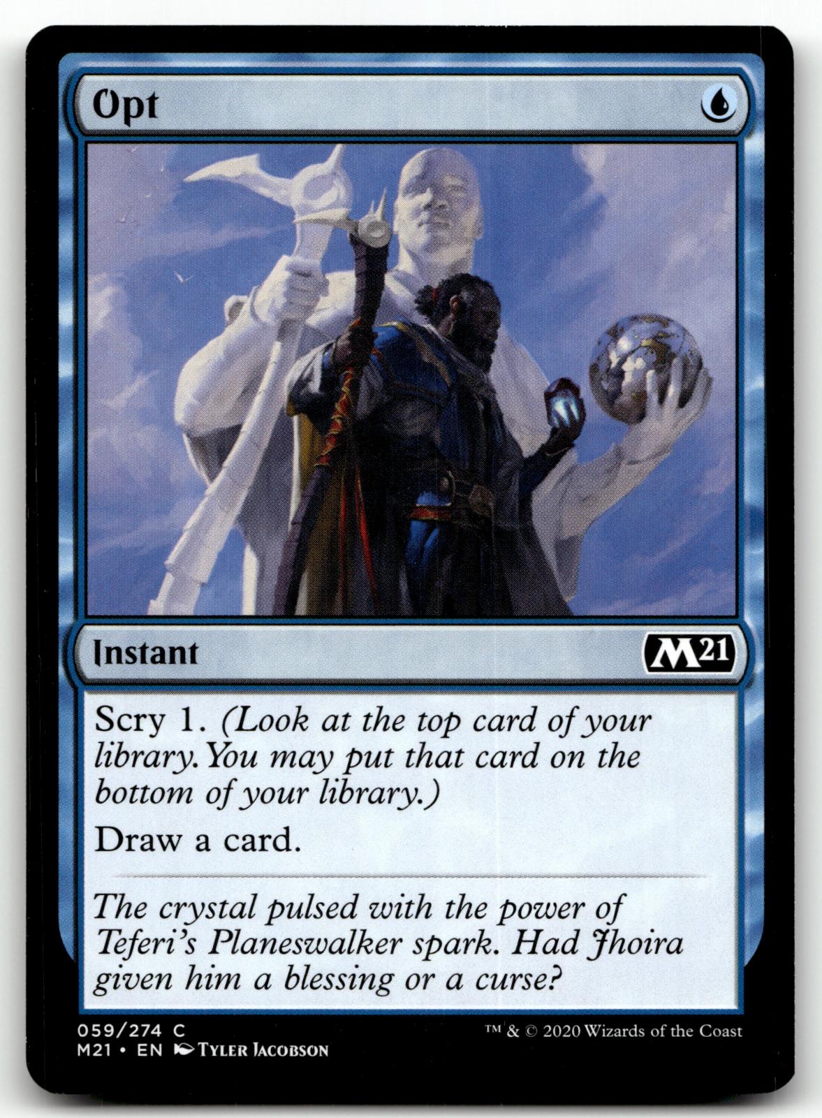 Opt 59 Common Core Set 2021 Magic: The Gathering Near Mint