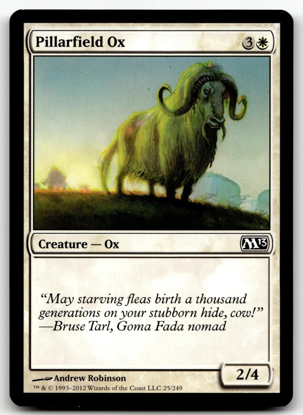 Pillarfield Ox 25 Common Magic 2013 (M13) Magic: The Gathering Near Mint