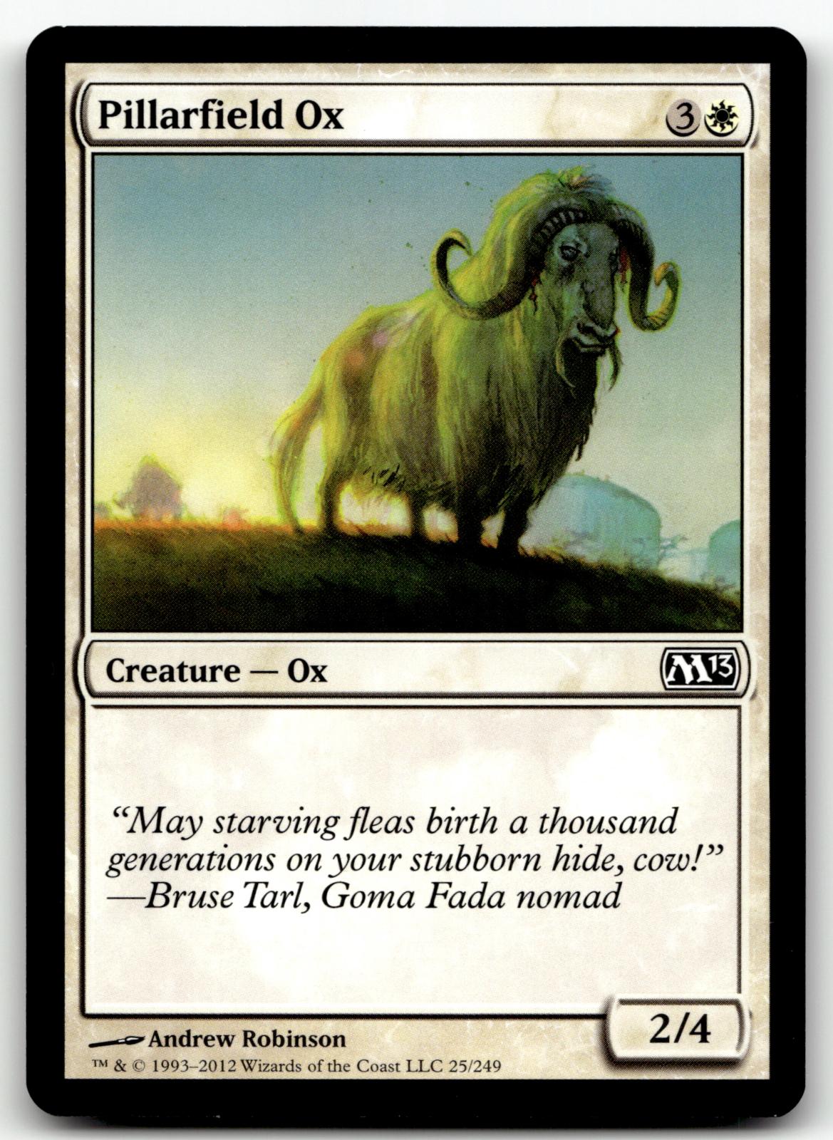 Pillarfield Ox 25 Common Magic 2013 (M13) Magic: The Gathering Near Mint