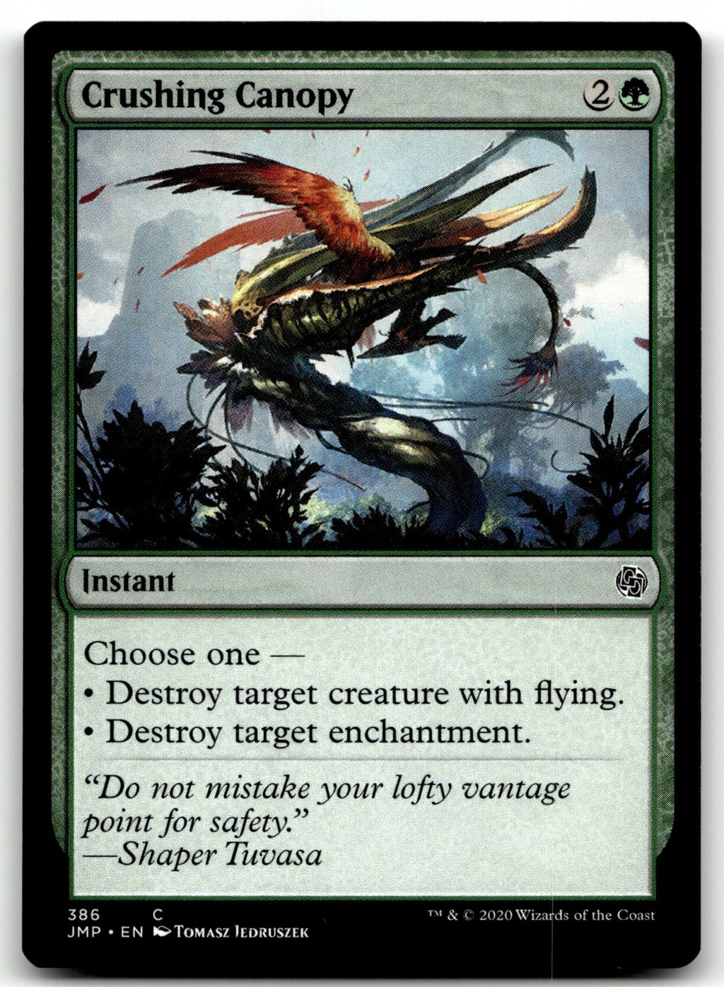 Crushing Canopy 386 Common Jumpstart Magic: The Gathering Near Mint