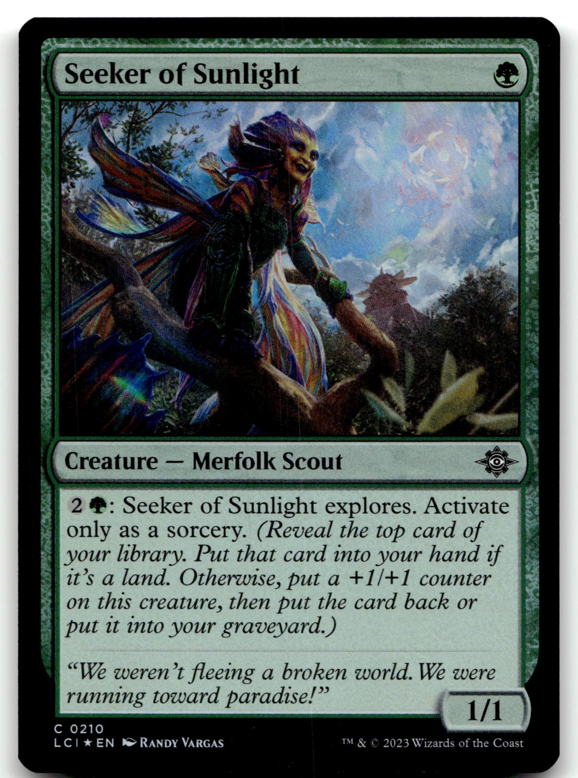 Seeker of Sunlight 210 The Lost Caverns of Ixalan Magic: The Gathering Foil NM