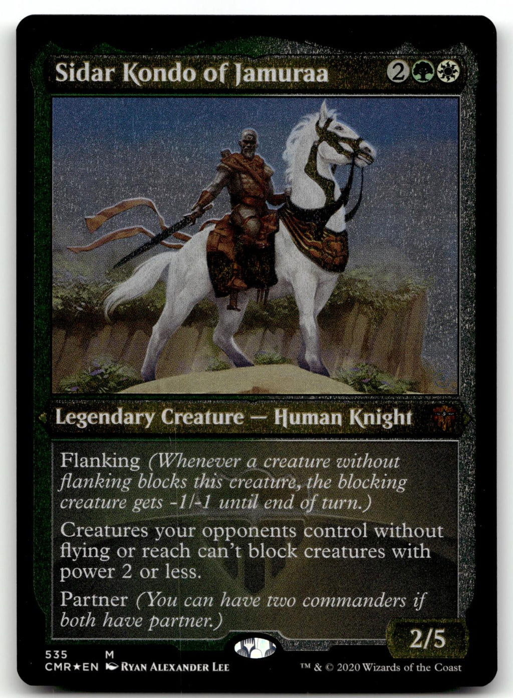 Sidar Kondo of Jamuraa (Foil Etched) 535 Commander Legends Magic: The Gathering NM