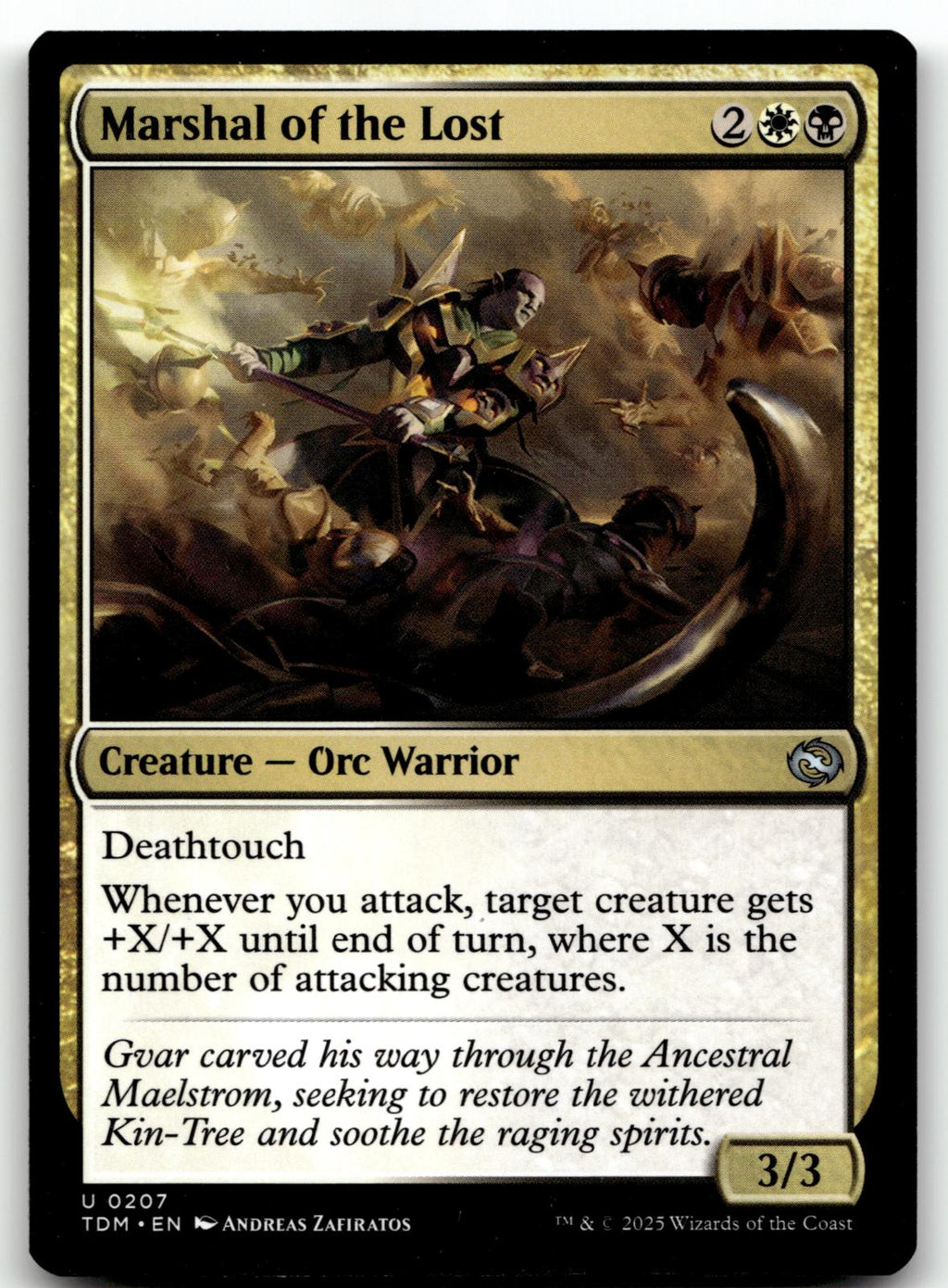 Marshal of the Lost 207 Uncommon Tarkir: Dragonstorm Magic: The Gathering NM