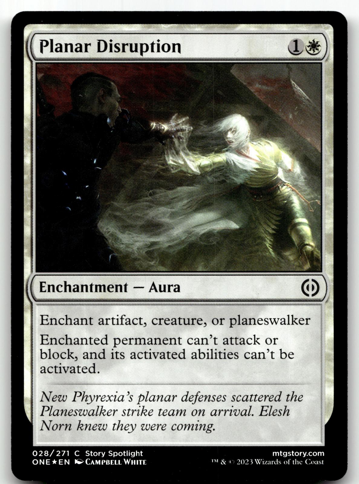 Planar Disruption 28 Phyrexia: All Will Be One Magic: The Gathering Foil NM
