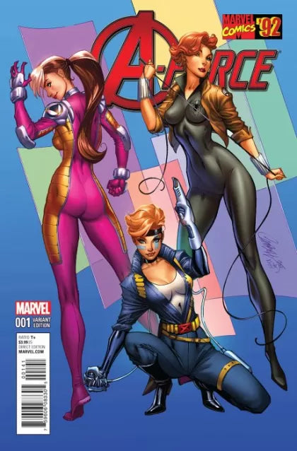 A-Force, Vol. 2 #1D (Incentive J Scott Campbell Marvel 92 Variant Cover)