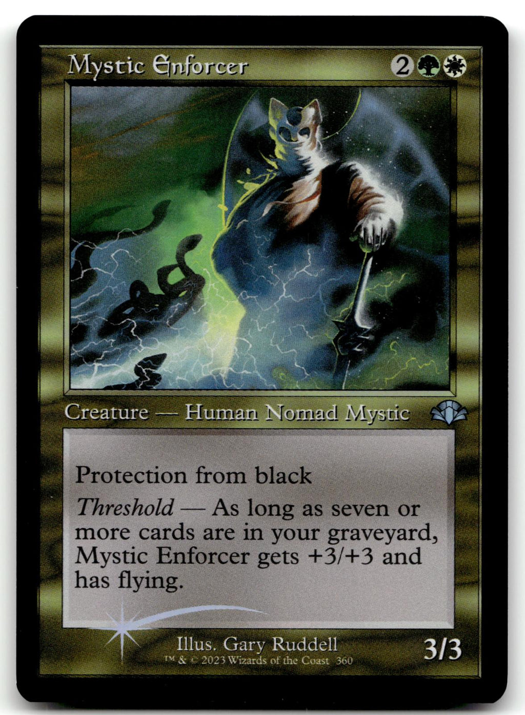 Mystic Enforcer (Retro Frame) 360 Dominaria Remastered Magic: The Gathering Foil NM