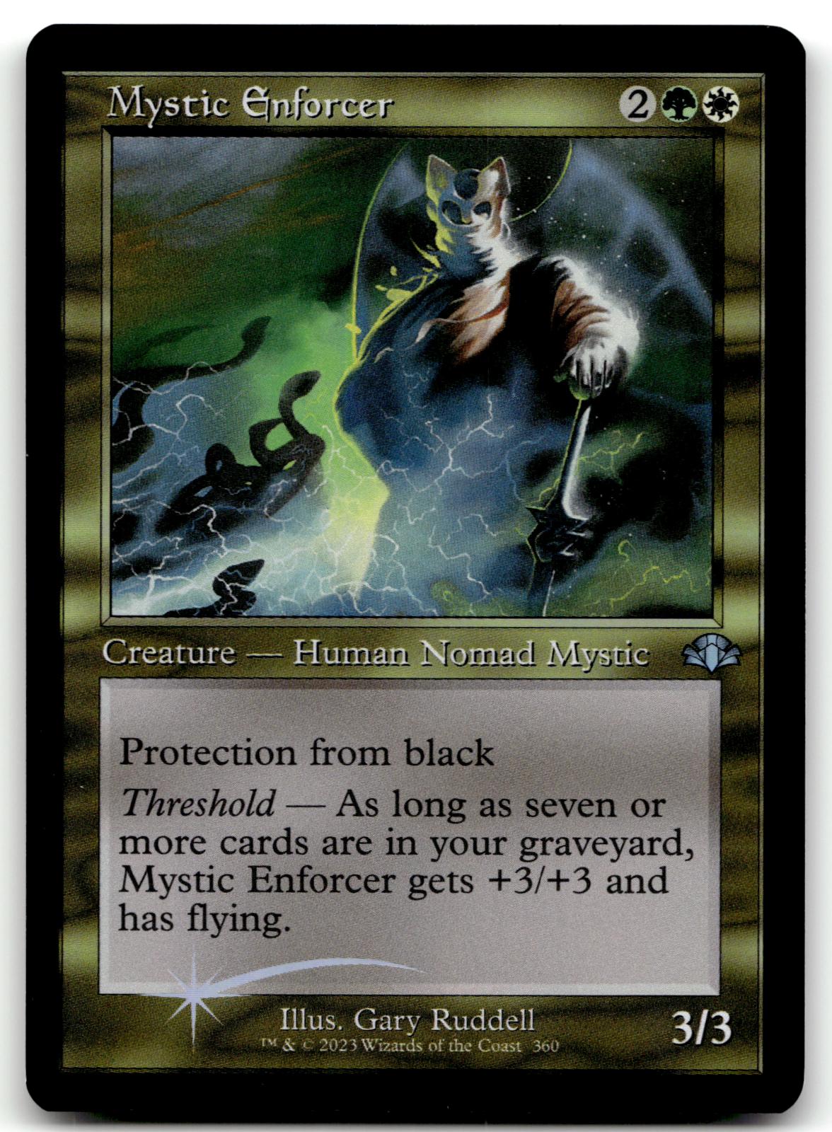Mystic Enforcer (Retro Frame) 360 Dominaria Remastered Magic: The Gathering Foil NM