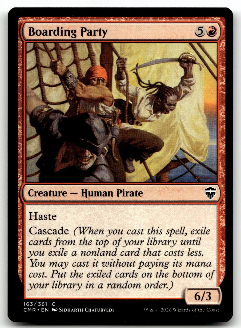 Boarding Party 163 Common Commander Legends Magic: The Gathering Near Mint