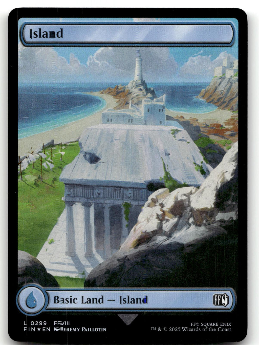 Island (0299) 299 Land FINAL FANTASY Magic: The Gathering Foil Near Mint