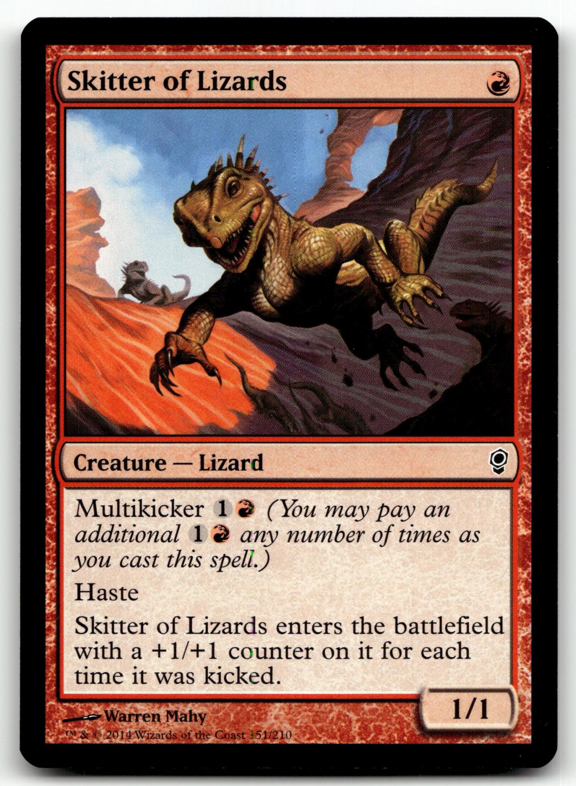 Skitter of Lizards 91 Common Worldwake Magic: The Gathering Near Mint