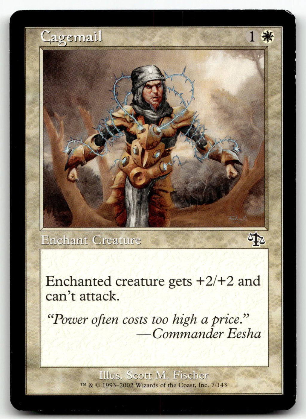 Cagemail 7 Common Judgment Magic: The Gathering Near Mint