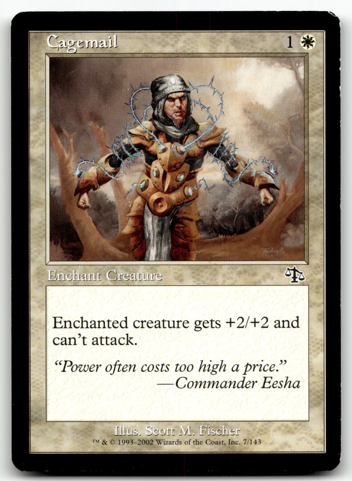 Cagemail 7 Common Judgment Magic: The Gathering Near Mint