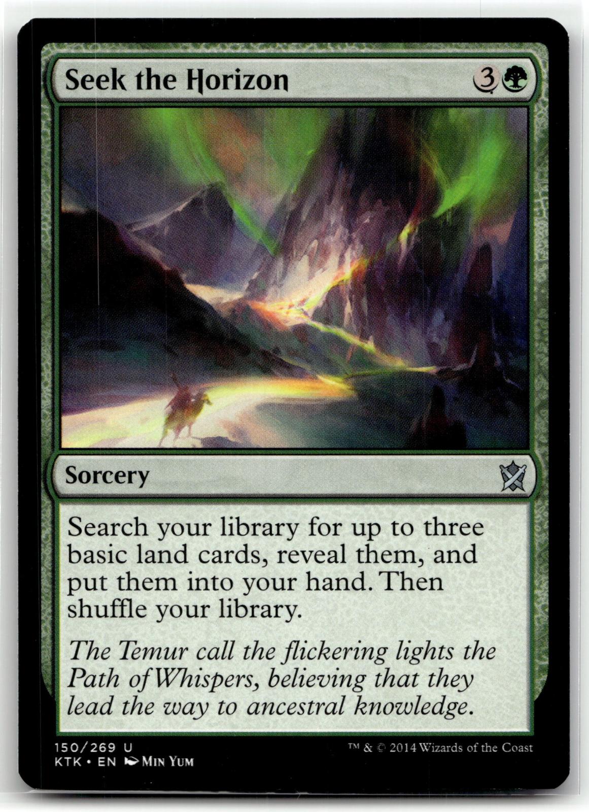 Seek the Horizon 150 Uncommon Khans of Tarkir Magic: The Gathering Near Mint