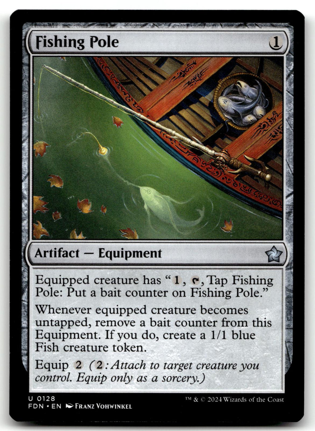 Fishing Pole 128 Uncommon Foundations Magic: The Gathering Near Mint