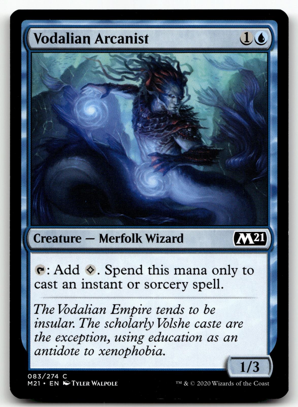 Vodalian Arcanist 83 Common Core Set 2021 Magic: The Gathering Near Mint