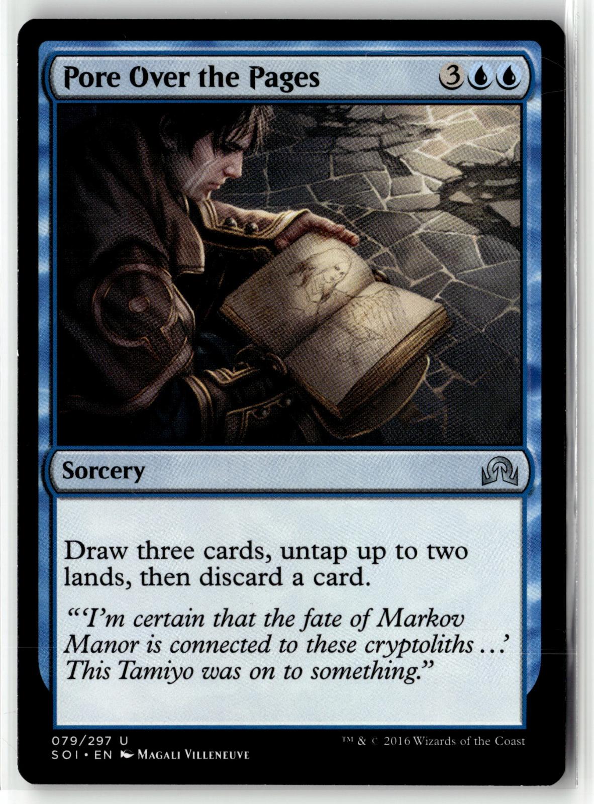 Pore Over the Pages 79 Uncommon Shadows over Innistrad Magic: The Gathering NM