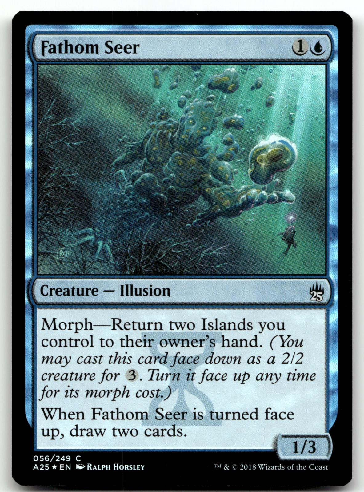Fathom Seer 56 Common Masters 25 Magic: The Gathering Foil Near Mint