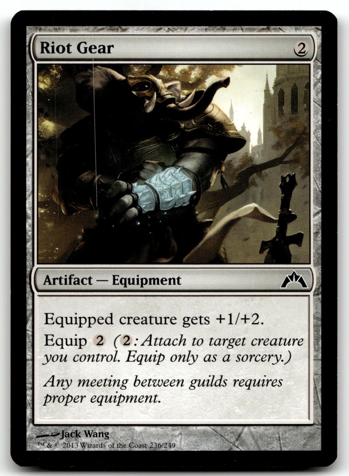 Riot Gear 236 Common Gatecrash Magic: The Gathering Near Mint