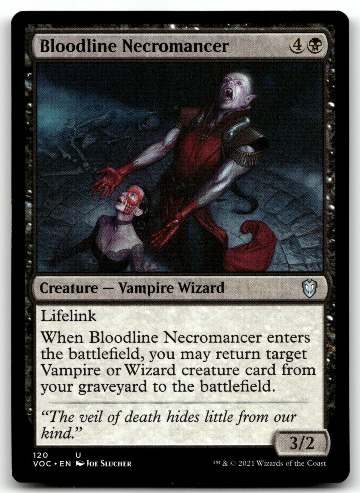 Bloodline Necromancer 120 Commander: Innistrad: Crimson Vow Magic: The Gathering NM