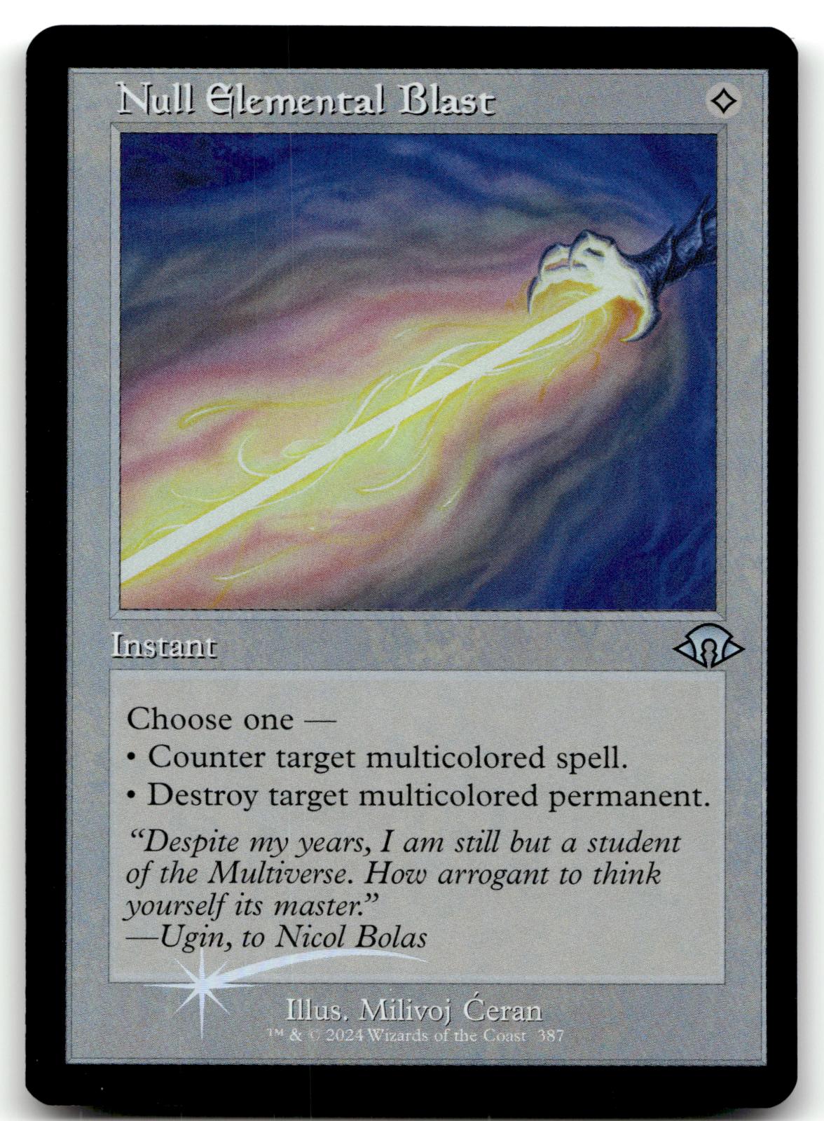 Null Elemental Blast (Retro Frame) 387 Modern Horizons 3 Magic: The Gathering Foil NM