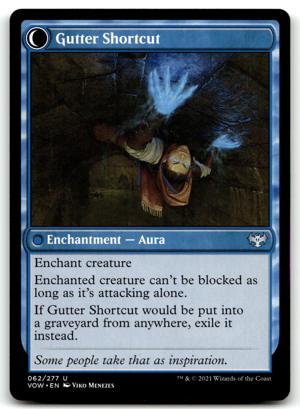 Gutter Skulker 62 Uncommon Innistrad: Crimson Vow Magic: The Gathering Near Mint
