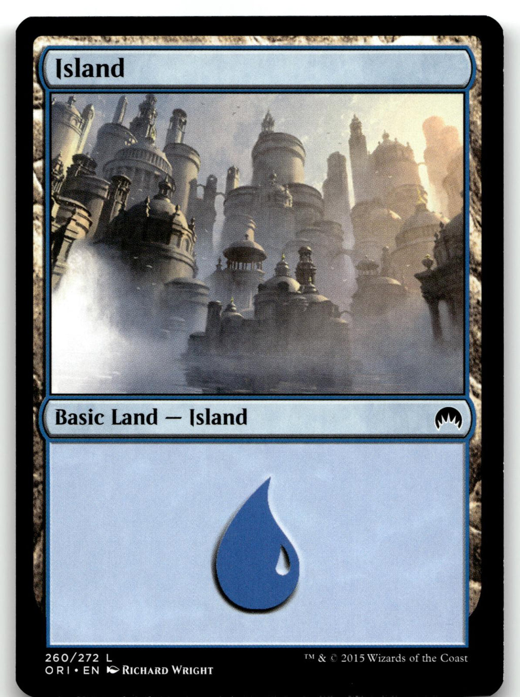 Island (260) 260 Land Magic Origins Magic: The Gathering Near Mint