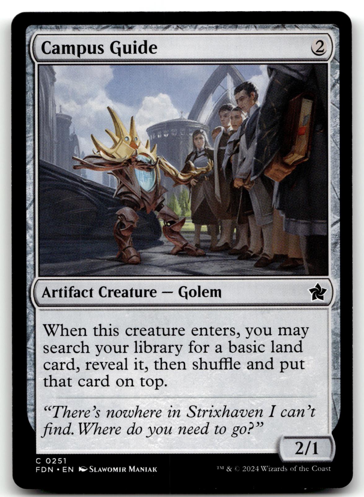 Campus Guide 251 Common Foundations Magic: The Gathering Near Mint