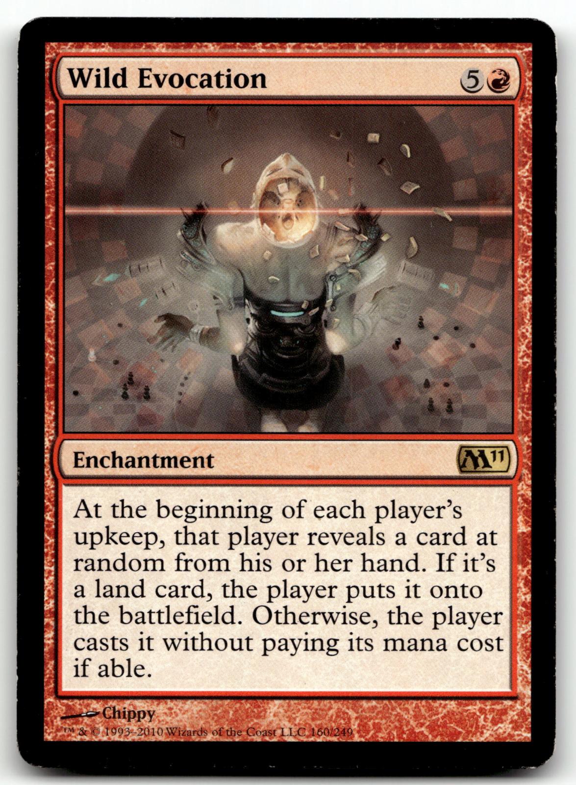 Wild Evocation 160 Rare Magic 2011 (M11) Magic: The Gathering Near Mint