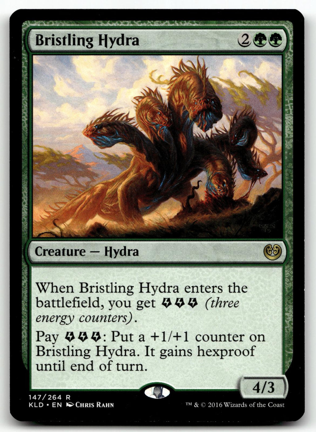 Bristling Hydra 147 Rare Kaladesh Magic: The Gathering Near Mint